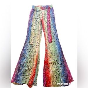 Rainbow cover up pants